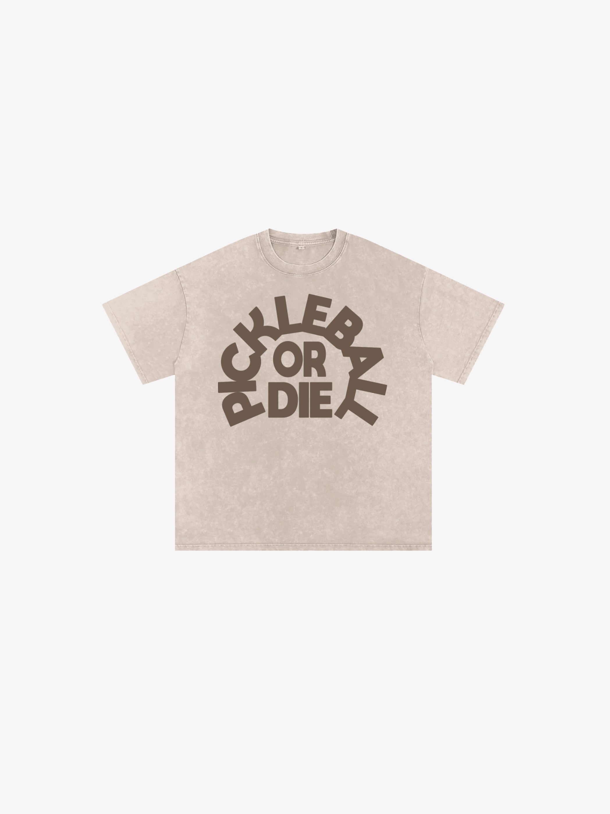 Pickleball or Die Oversized Cotton T-Shirt