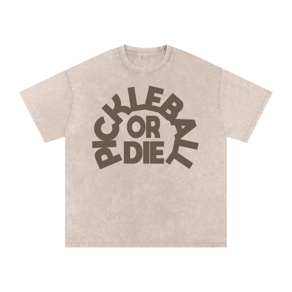 Pickleball or Die Oversized Cotton T-Shirt