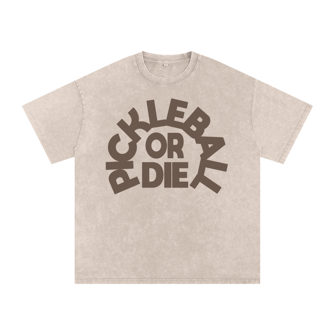 Pickleball or Die Oversized Cotton T-Shirt