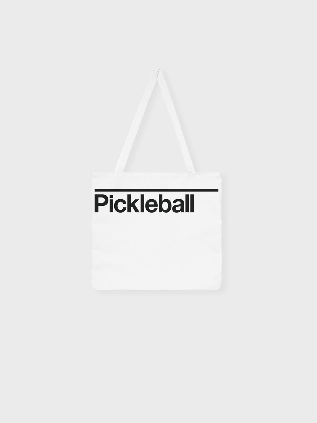 Pickleball Subway Tote Bag